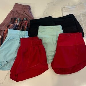 lululemon athletica Kids Shorts in Red, Black, and Blue